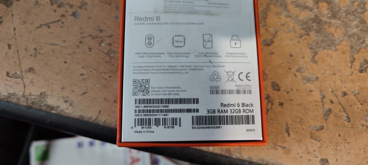 Мобильный телефон Xiaomi Redmi 6 № 23080617/2 - фото фото фото 3
