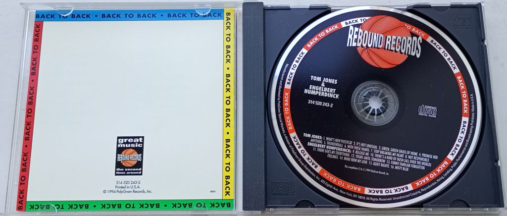 TOM JONES &amp; ENGELBERT HUMPERDINCK Their Greatest Hits CD US - фото фото фото 1