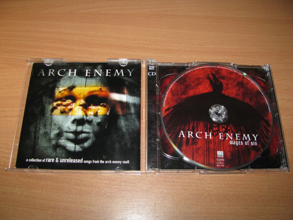 ARCH ENEMY - Wages Of Sin  (2002 Century Media 1st press,2CD) - фото фото фото 2