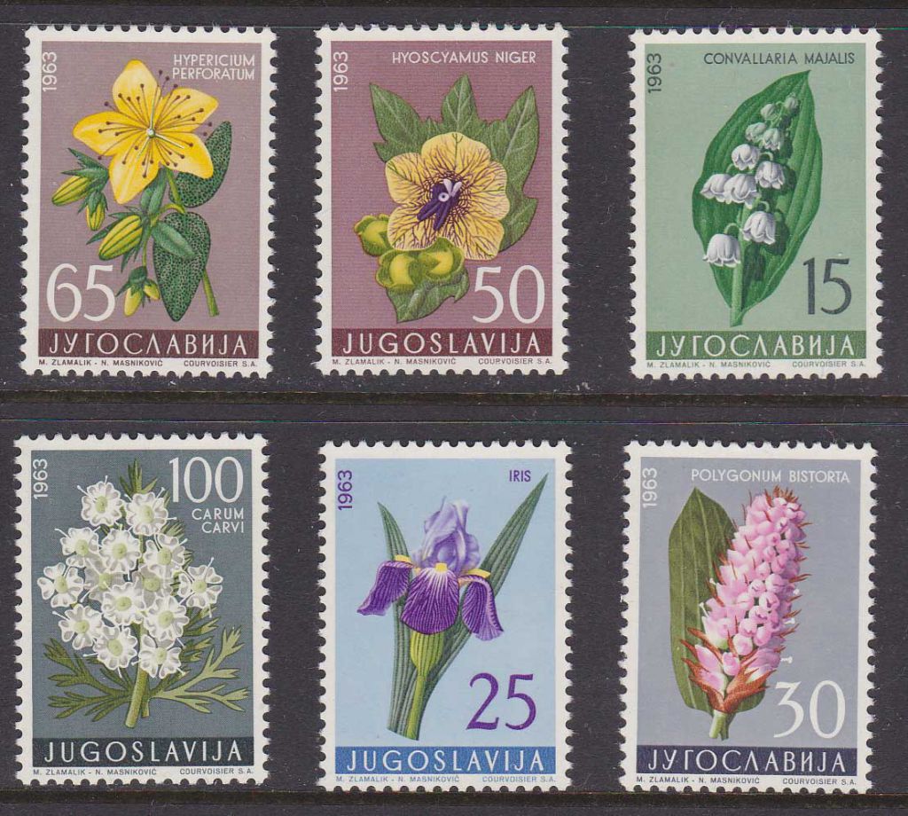 EU Югославия  1963 г MNH - флора - фото фото фото 0