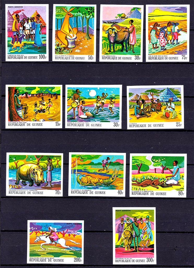 Фауна  Гвинея 1968 г  MNH - сказки - фото фото фото 0