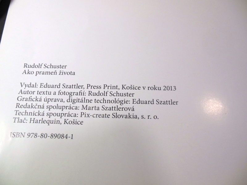 Rudolf Schuster. Ako prameň života - фото фото фото 7