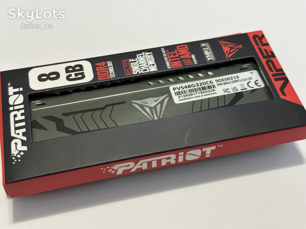 DDR4 2x8GB Patriot Viper Steel 3200MHz    (PVS48G320C6) - фото фото фото 0