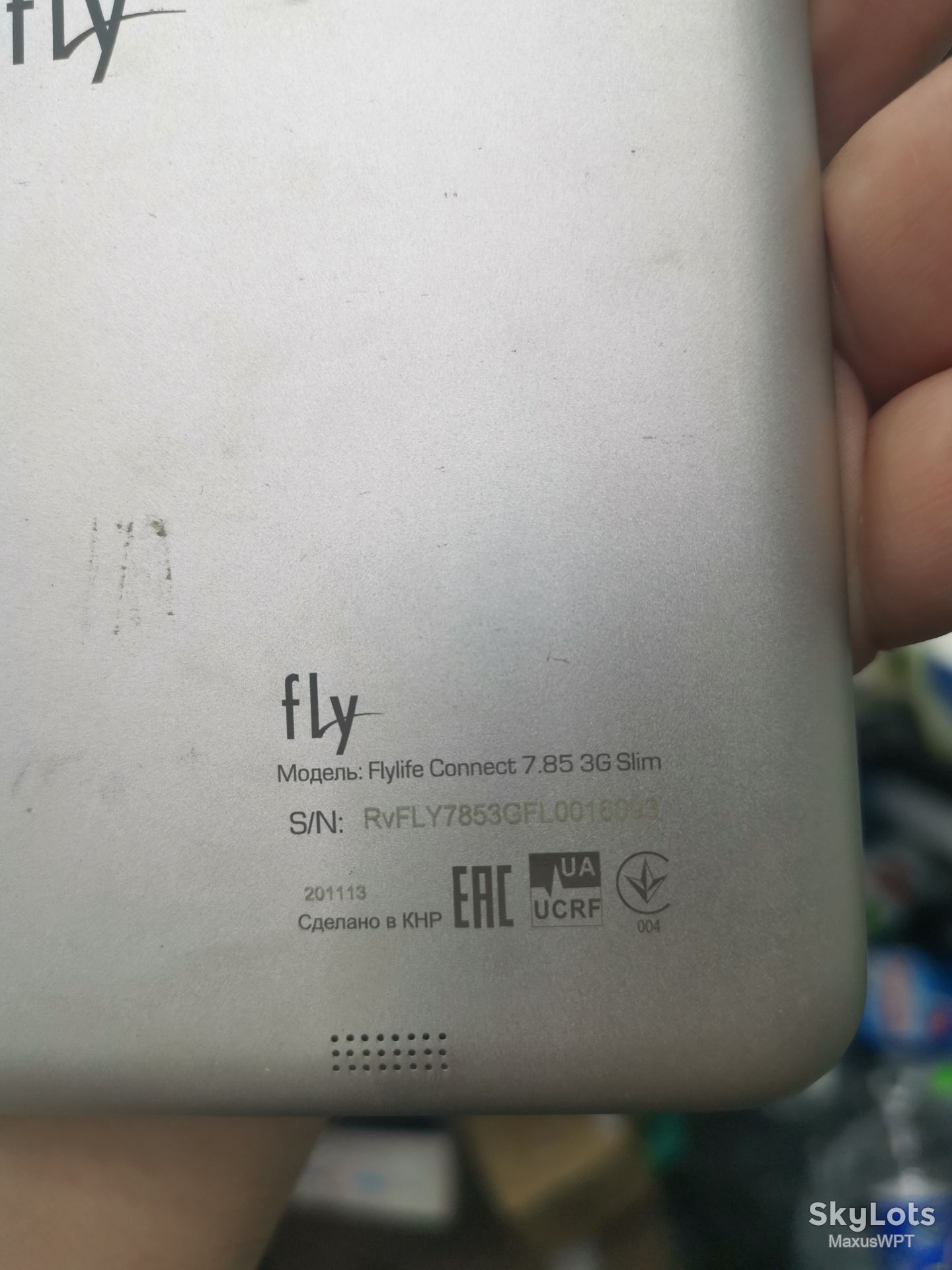 #1152 Sklad Fly slim tab 7.85 white flylife connect - фото фото фото 2