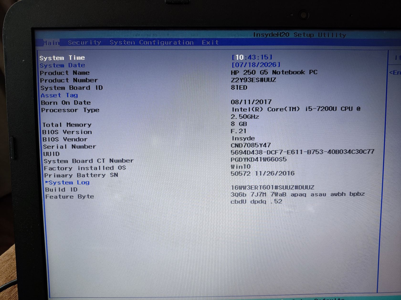 Ноутбук HP 250 G5 i5-7200u - фото фото фото 9