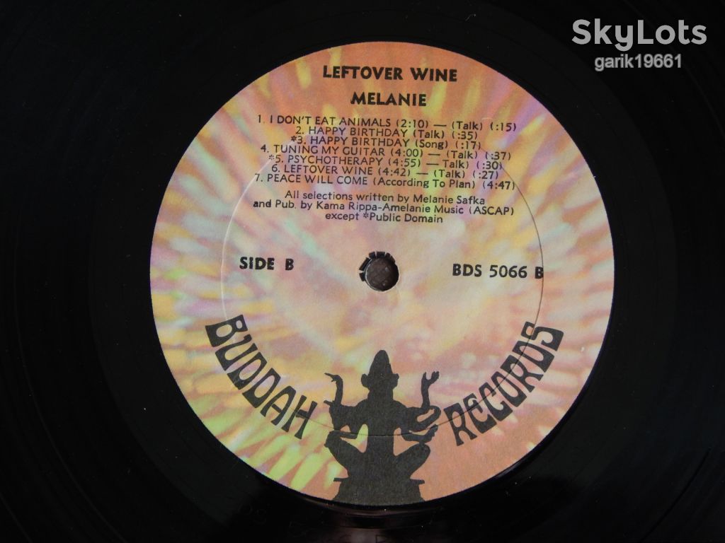 Melanie ‎– Leftover Wine  (Buddah Records ‎– BDS 5066, US) EX+/EX+ - фото фото фото 3