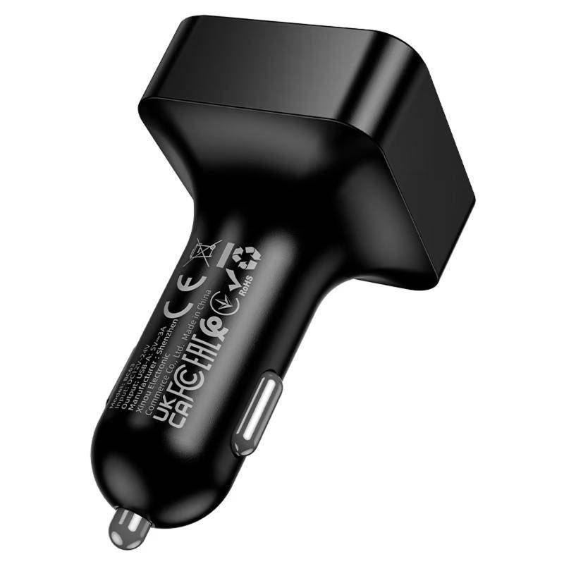 АЗП FM модулятор Borofone BC63 selеcto QC3.0   (2USB-A) - фото фото фото 3