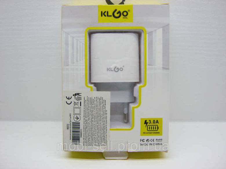 Зарядное устройство KLGO PD-100 20W PD 3.0 USB-C - фото фото фото 5