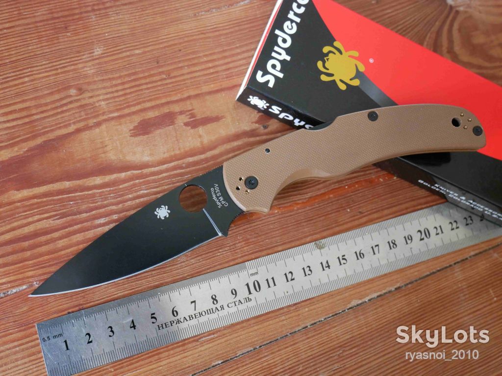 Spyder Native Chief C244, 8Cr14MoV, G10 Brown, Replica, Tactical, EDC, Back Lock - фото фото фото 1