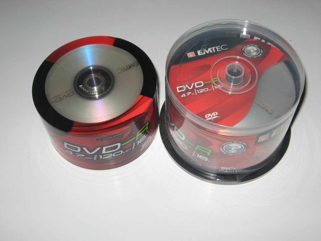 EMTEC 50 дисков DVD-R 4,7GB Х 120MIN Х 16 - фото фото фото 1