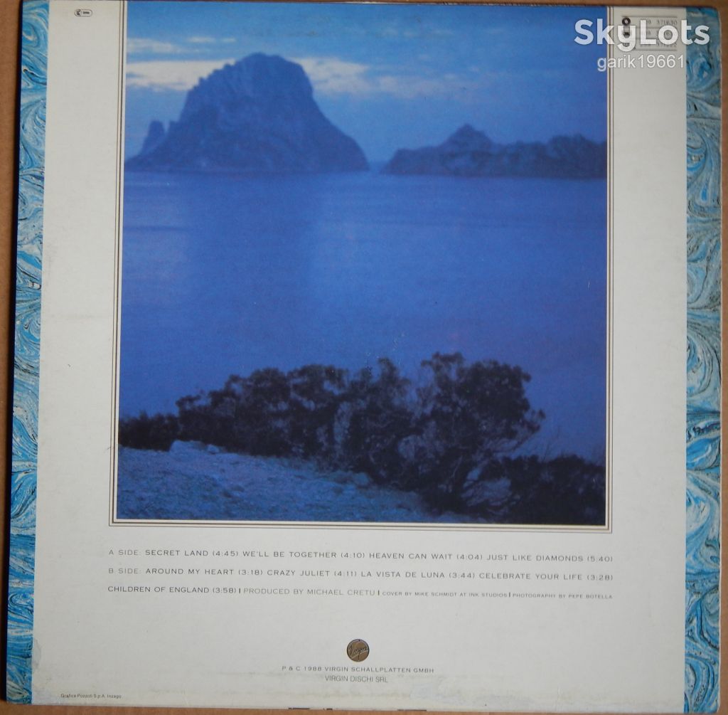 Sandra – Into A Secret Land   (Virgin – 209 371630, Italy) inner sleeve NM-/EX+ - фото фото фото 1