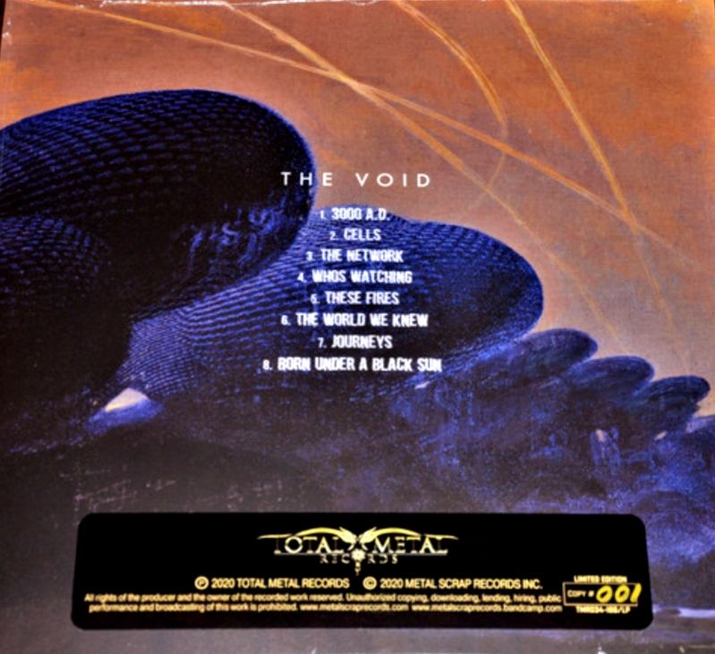 3000AD - The Void - 2019.  (LP). 12. Colour Vinyl. Пластинка. England. S/S. - фото фото фото 1