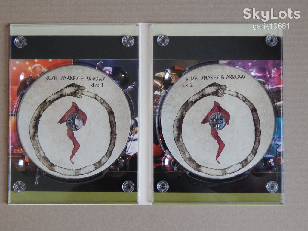 Rush ‎– Snakes &amp; Arrows Live (2 DVD, Unofficial Release, Digipak) - фото фото фото 3
