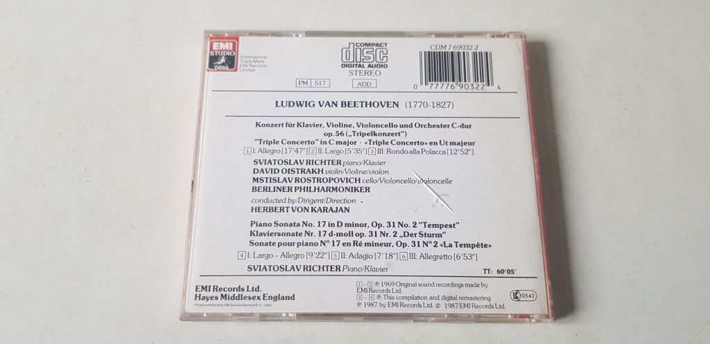 Beethoven Triple Concerto CD фірмовий - фото фото фото 1
