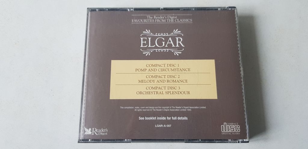 Elgar 3CD  фірмовий - фото фото фото 1