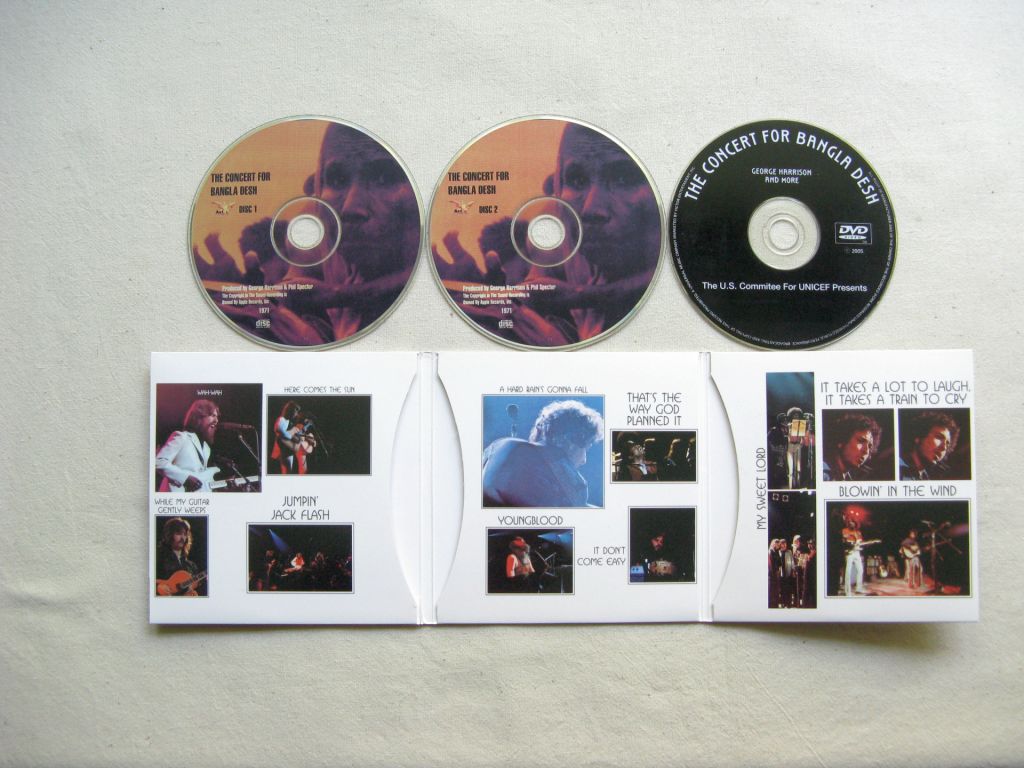 CDLP Beatles Family. George Harrison. Concert for Bangla Desh. 2CD+DVD. 1971/2005. - фото фото фото 4