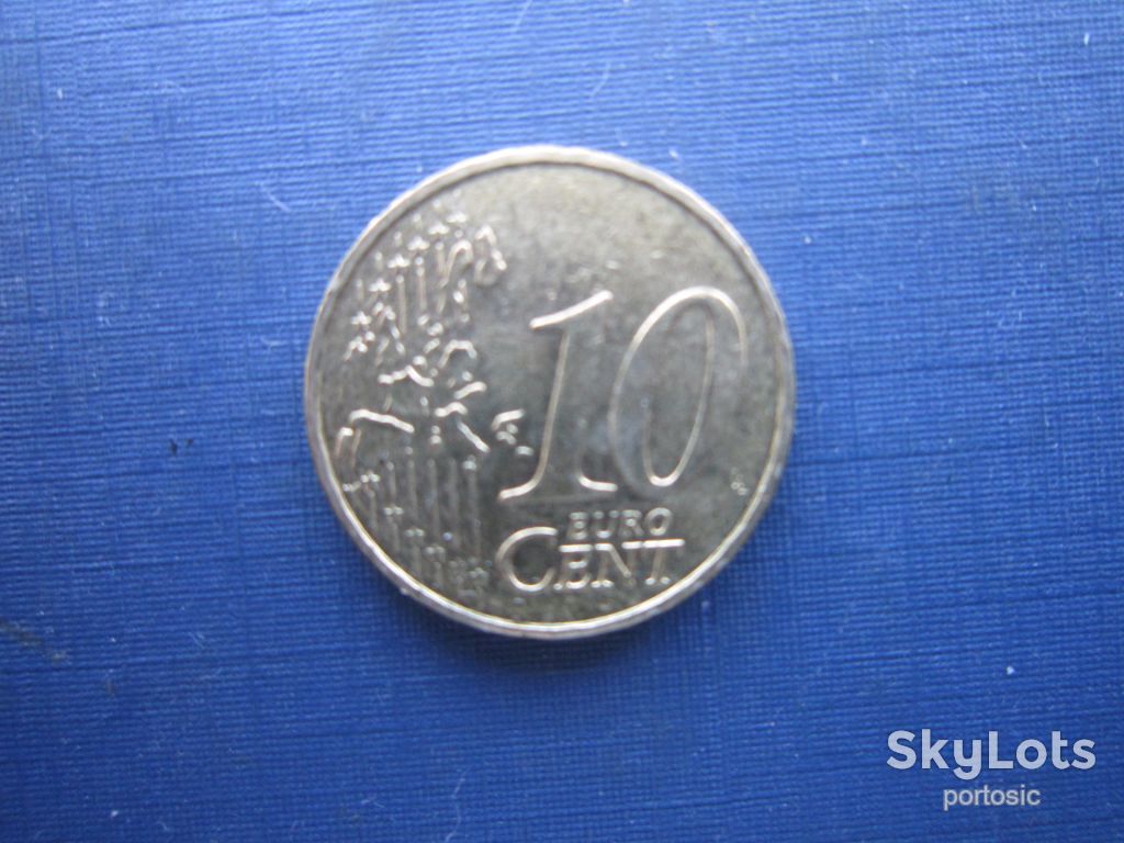 Монета 10 євроцентів Німеччина 2004 F - фото фото фото 1