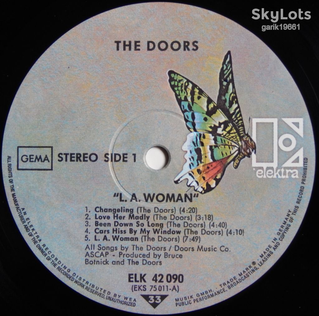 The Doors – L.A. Woman  (Elektra – 42 090, Germany) EX+/NM- - фото фото фото 2