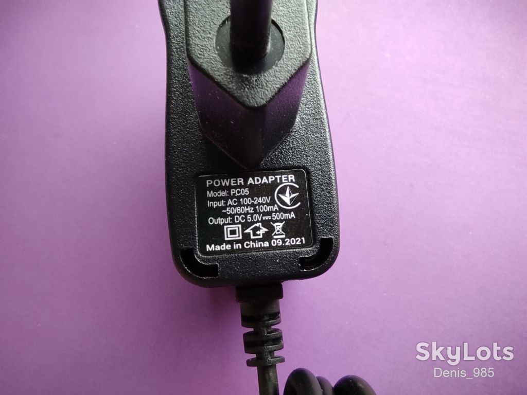Зарядное устройство, PC05, DC 5V, 500mA, microUSB - фото фото фото 2