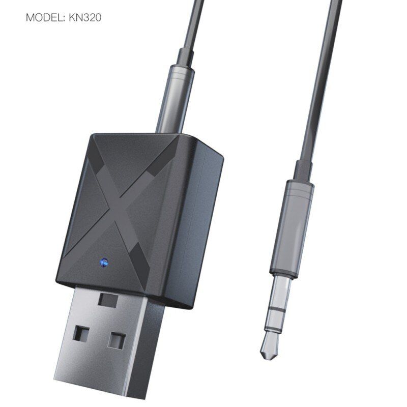Адаптер Bluetooth 5 аудио приемник передатчик 2в1 ресивер, трансмиттер KN320 - фото фото фото 6