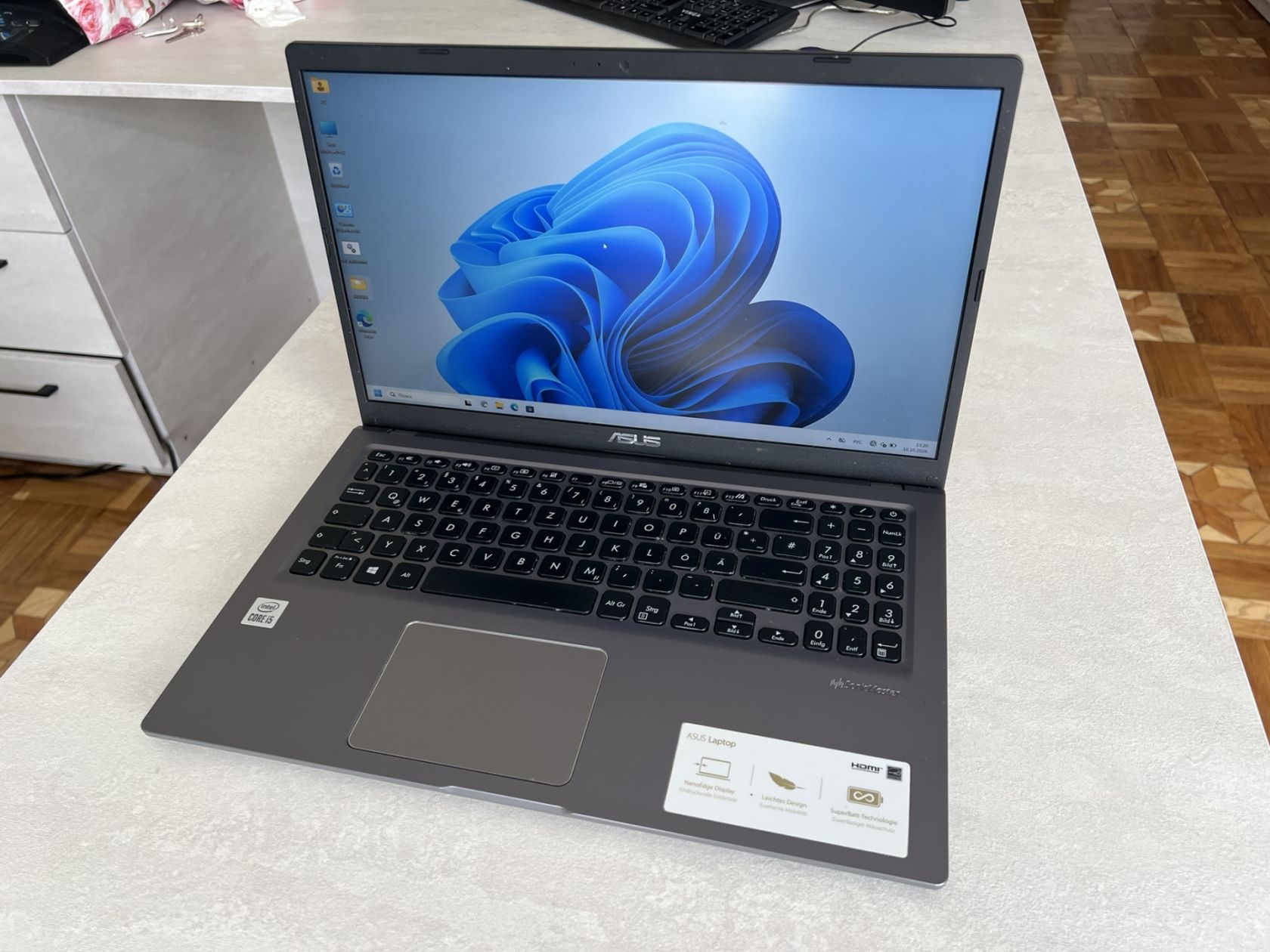 Ультрабук Asus VivoBook 15 R565J/15.6" IPS/Core i5-1035G1/12GB DDR4/256GB SSD NVME - фото фото фото 5