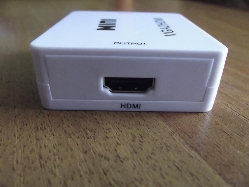 VGA - HDMI TV конвертер видео, аудио, 1080P, белый - фото фото фото 2