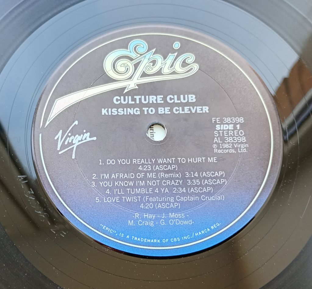 CULTURE CLUB Kissing To Be Clever LP VG - фото фото фото 2