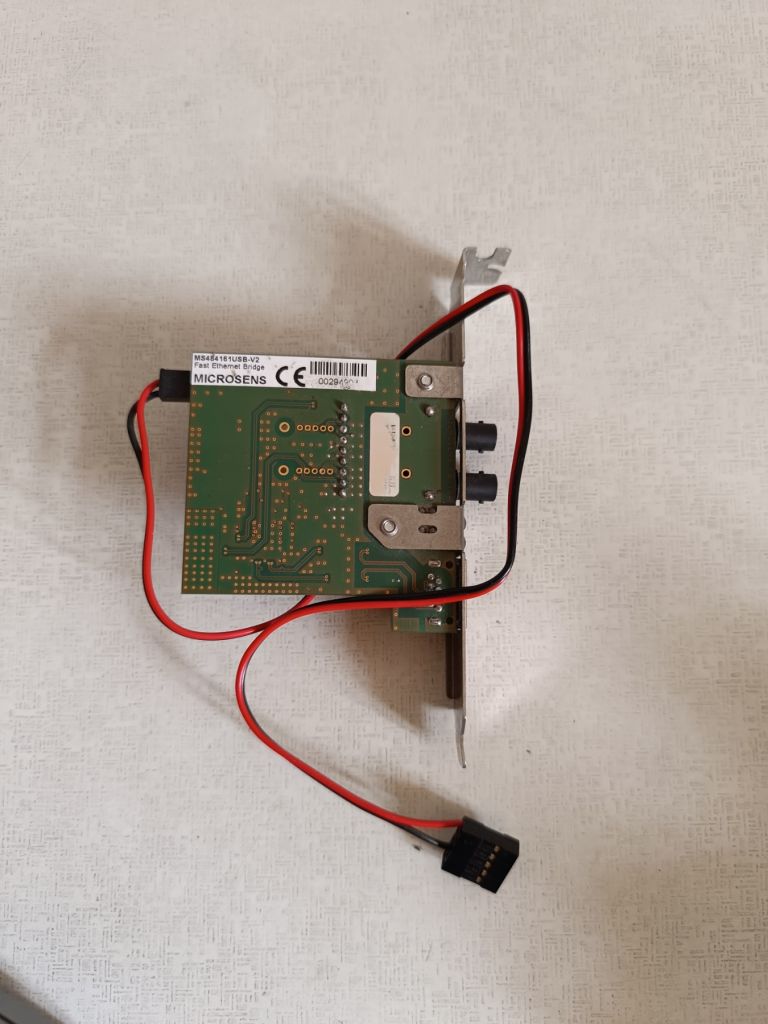 Волоконно-оптична мережева карта Microsens MS484161USB-V2 Fast Ethernet Bridge - фото фото фото 3