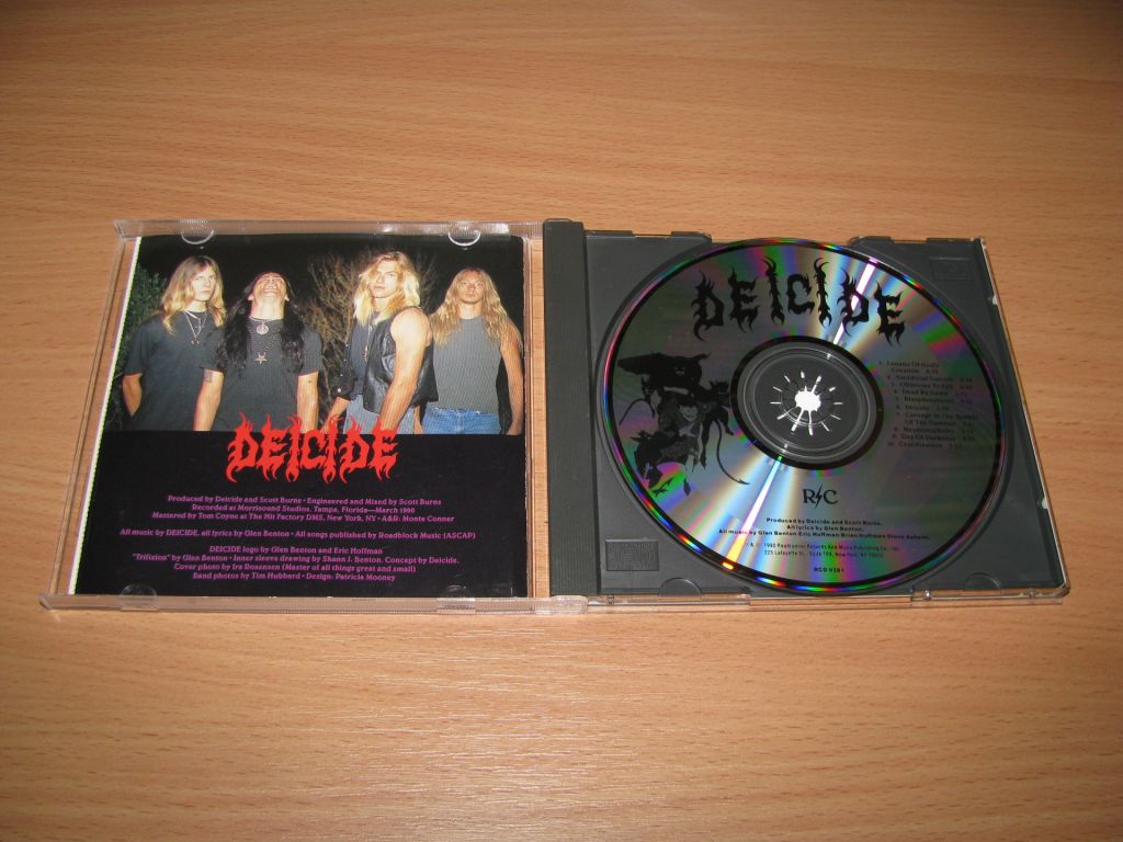 DEICIDE - Deicide S/T    (1990 Roadracer 1st press,USA) - фото фото фото 1