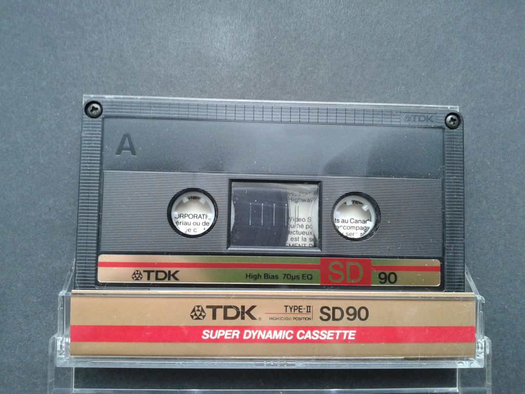 Аудиокассета TDK SD 90 - фото фото фото 0