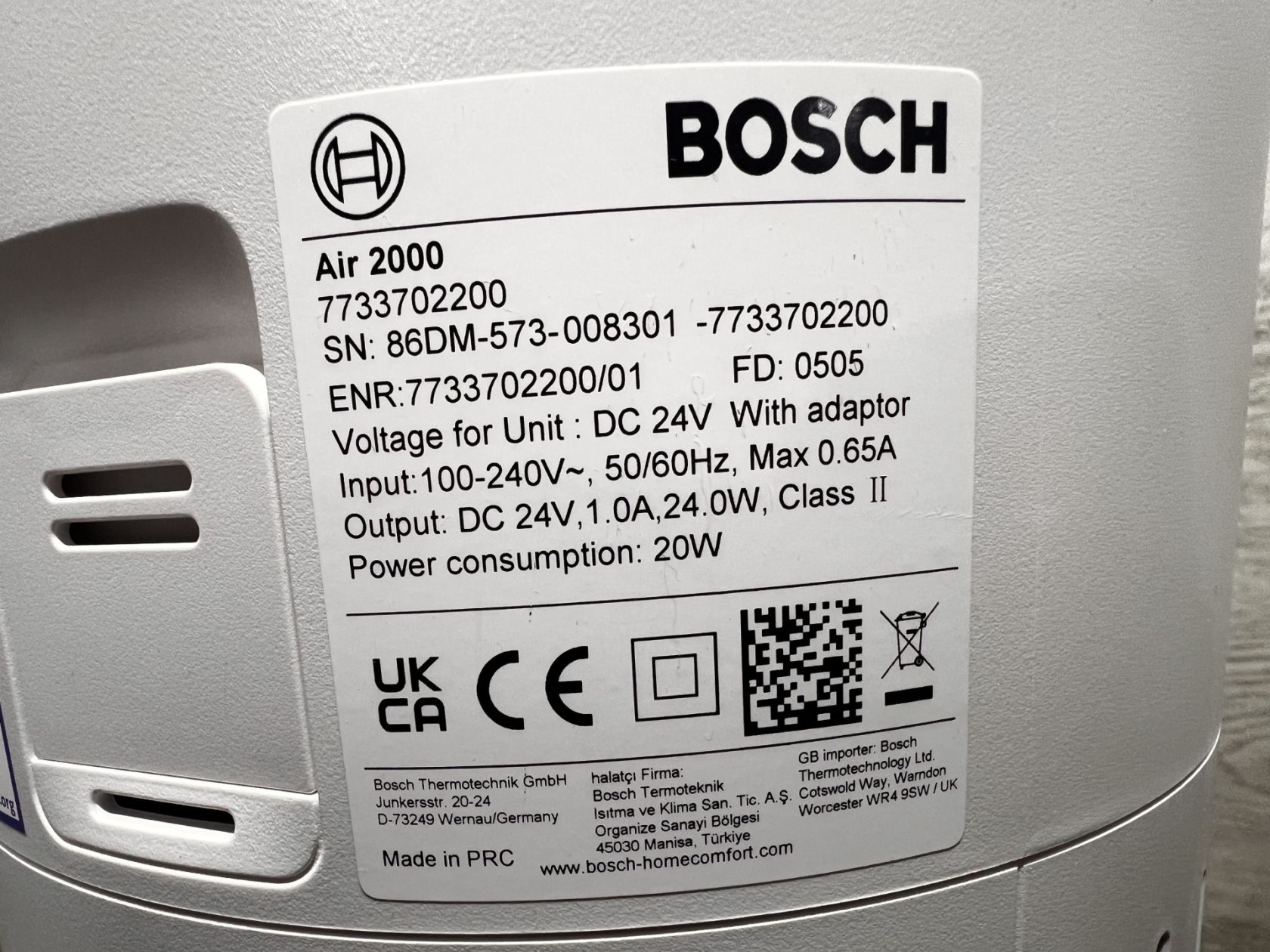 Лот  № 910. [Очищувач повітря] • [BOSCH] • [З Німеччини] - фото фото фото 9