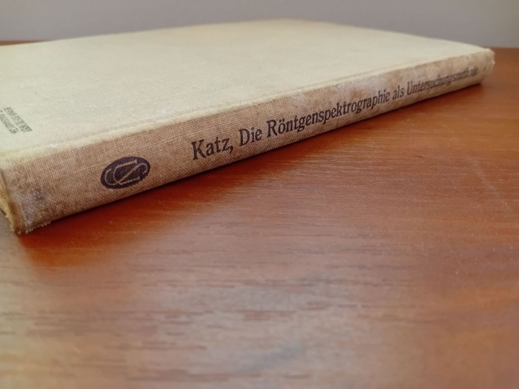 Die rontgenspektrograhie als untersuchungsmethode, j.r. katz, 1934 - фото фото фото 2