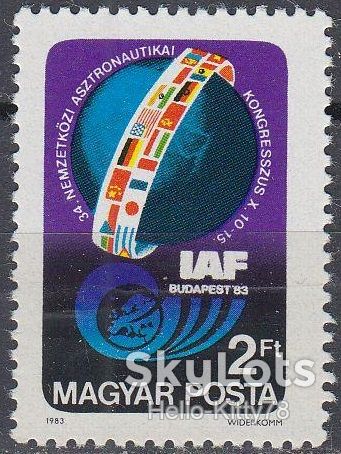 Венгрия 1983 космос Mi 3643 MNH - фото фото фото 0