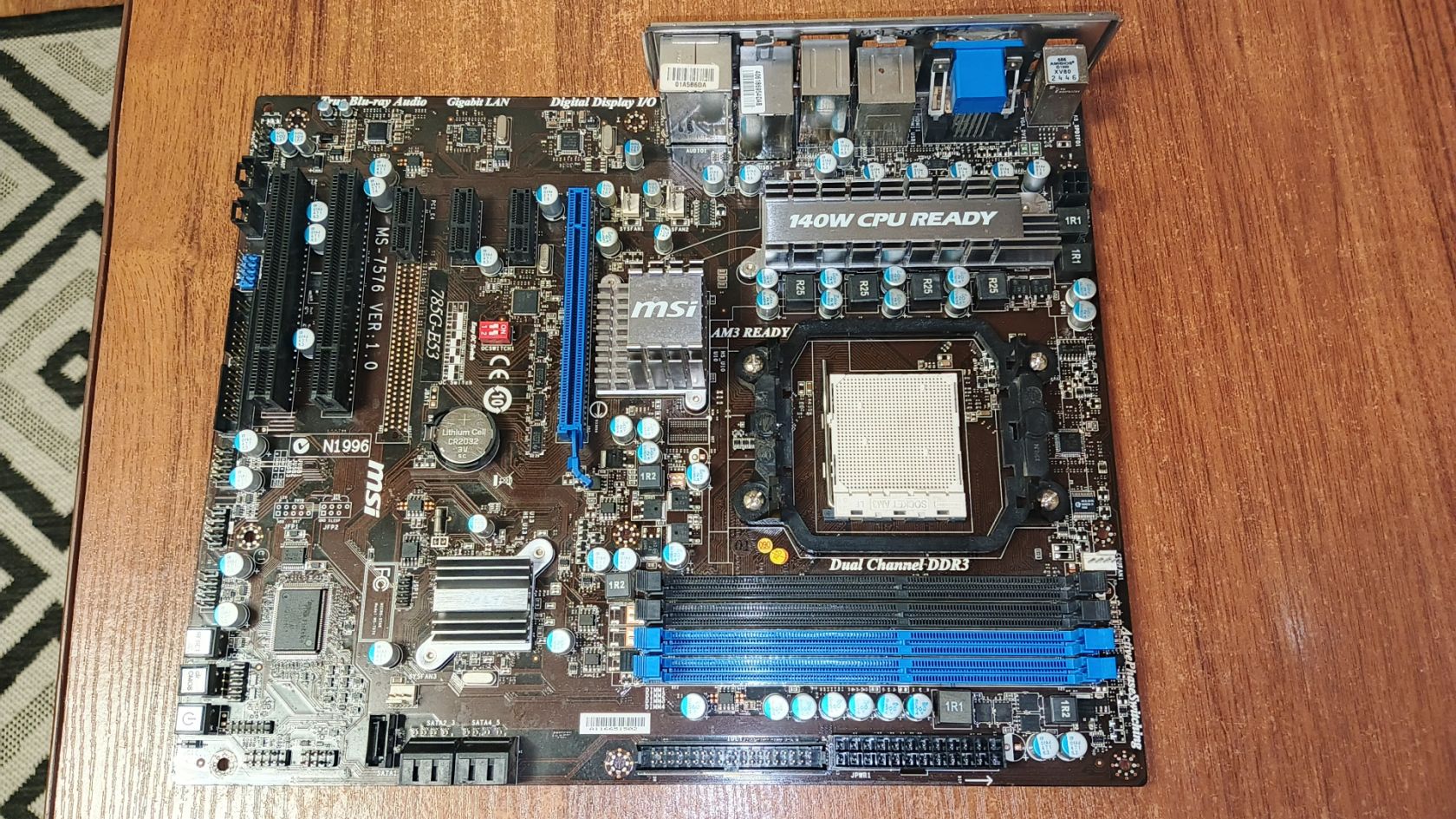 Материнская плата MSI 785G-E53     (sAM3, AMD 785G, PCI-Ex16) - фото фото фото 0