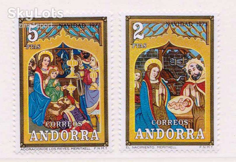 Андорра - Исп.  1973 г - MNH - - фото фото фото 0