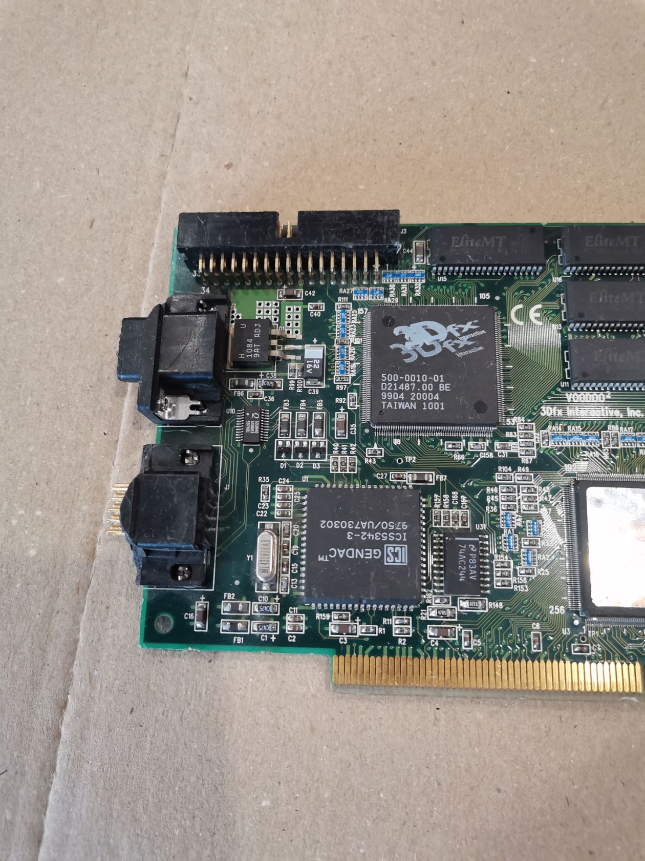 Видеокарта 3dfx Voodoo2 3D ускоритель PCI - фото фото фото 3