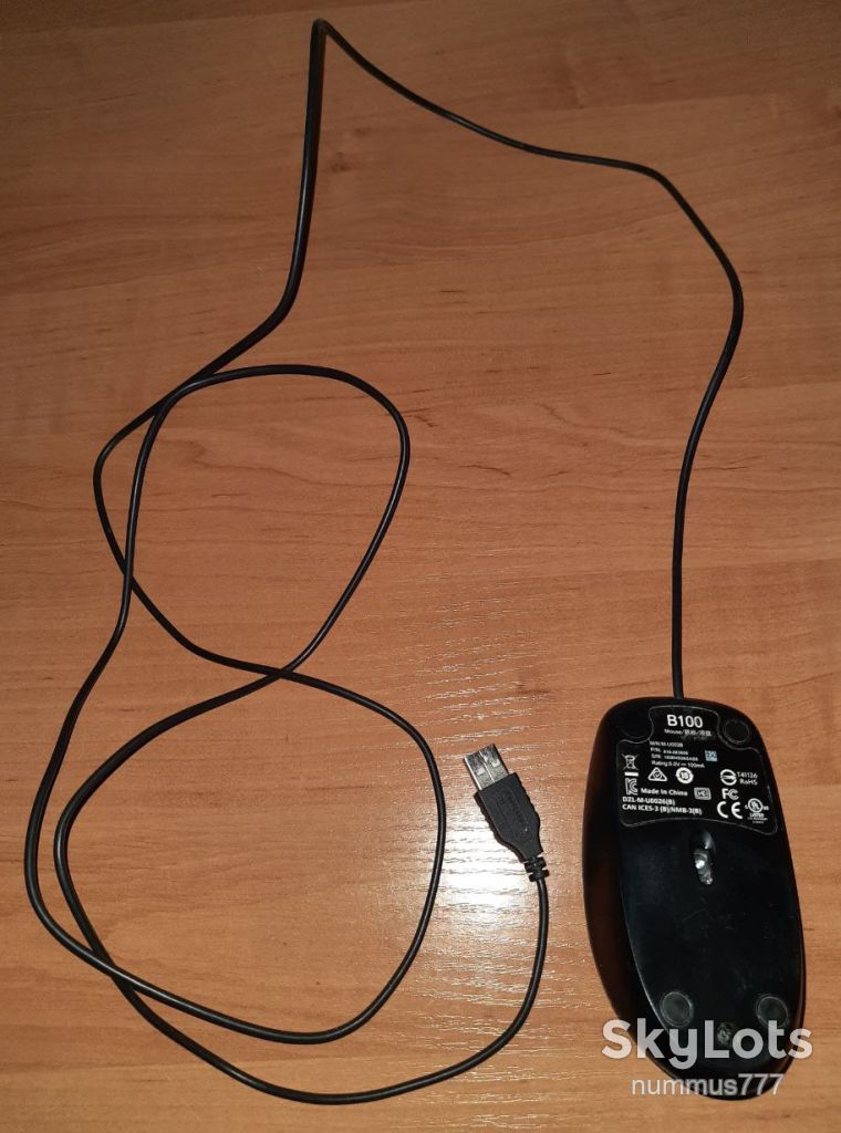 Брендова оптична миша Logitech B100 USB Тест - читати опис - фото фото фото 1