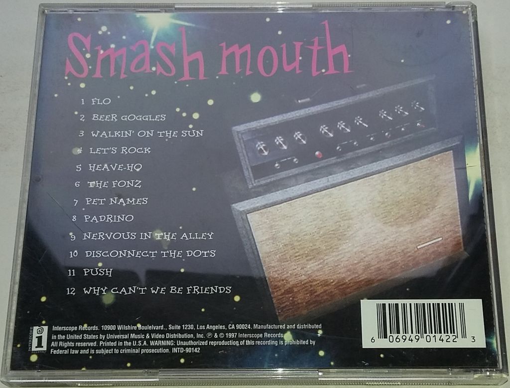 SMASH MOUTH Fush Yu Mang CD US - фото фото фото 2