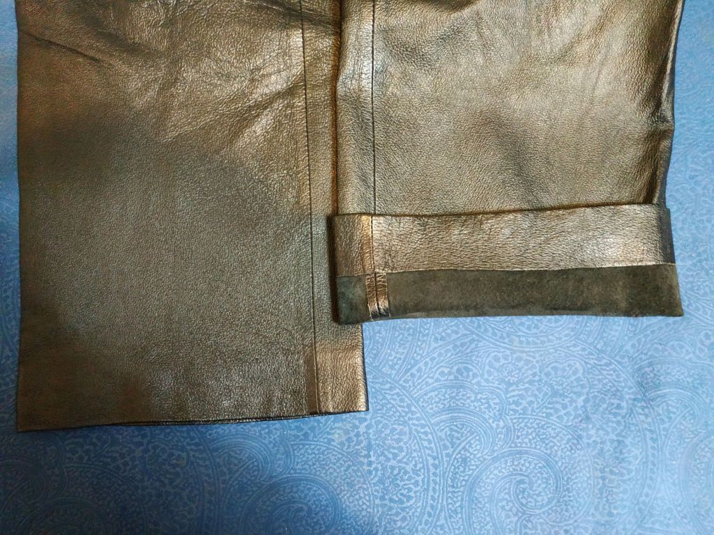 Штани шкіряні жіночі HELLINE p-p 46 - фото фото фото 6