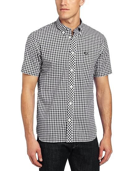 Рубашка слим в клетку gingham 'Fred Perry' 52-54р - фото фото фото 0