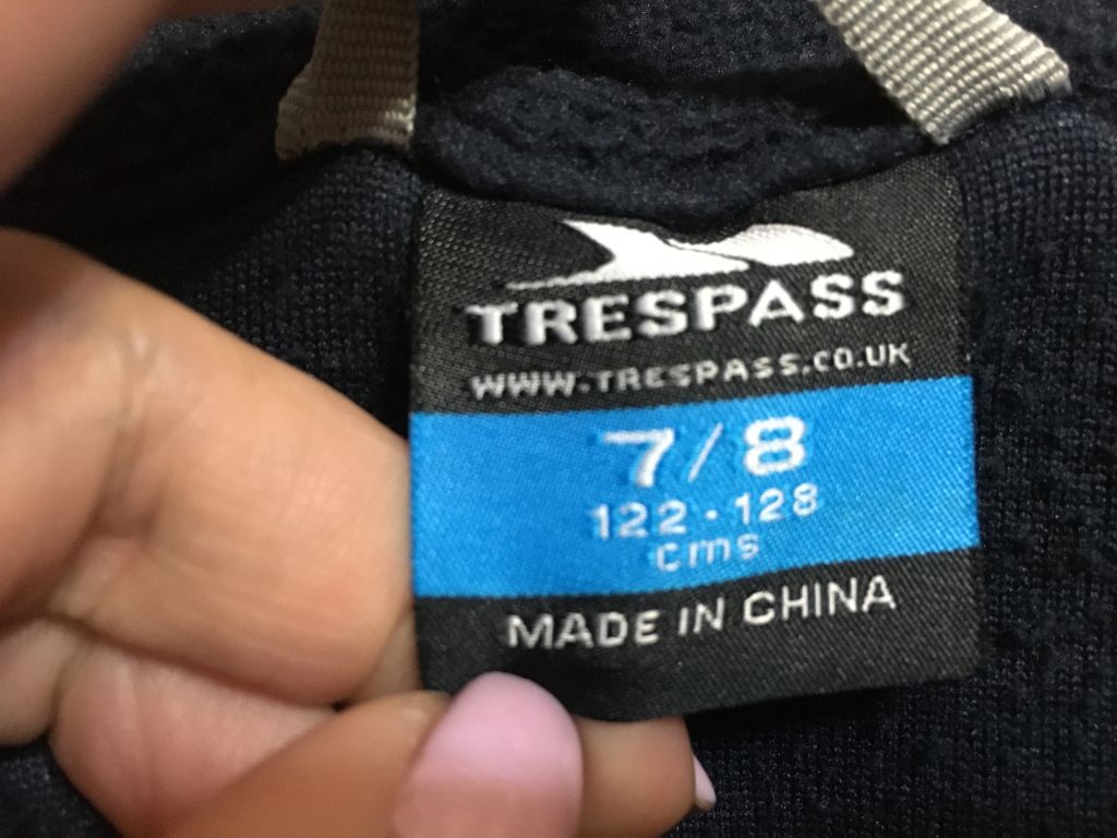 Кофта софтшел Trespass на молнии,7-8лет,рост 122-130,флис - фото фото фото 4