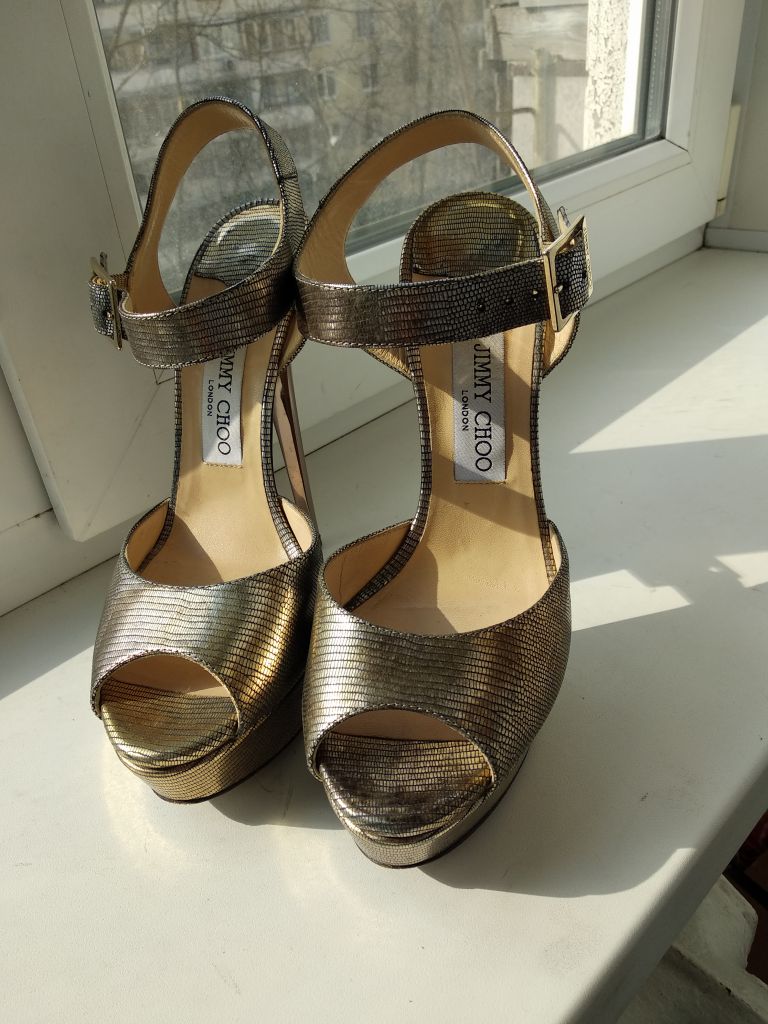 Босоножки кожаные JIMMY CHOO! 39р! Италия! - фото фото фото 1