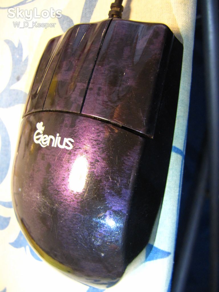 Фіолетова   (!) Genius MyMouse Purple Coral, COM, 1995, класика - фото фото фото 7