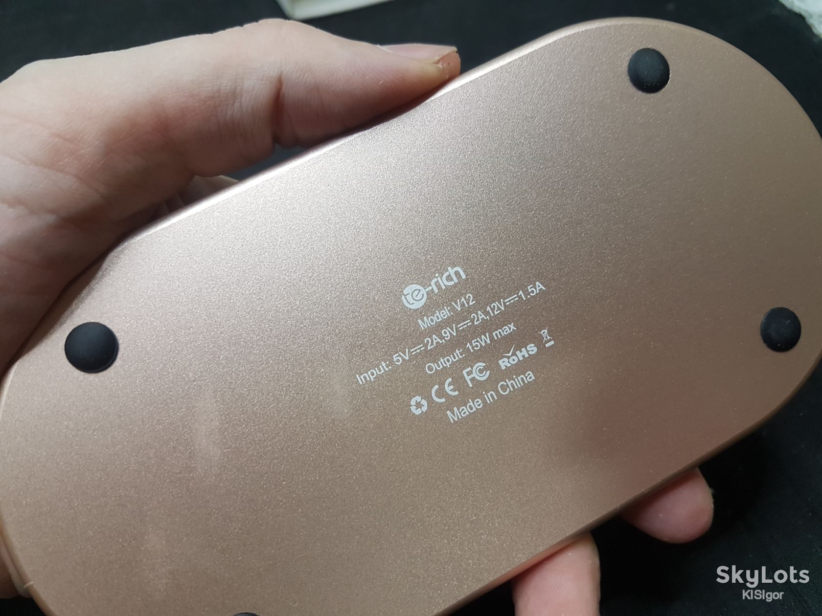 Бездротовий зарядний пристрій Te-rich 2-in-1 Wireless Charger *79703 - фото фото фото 6
