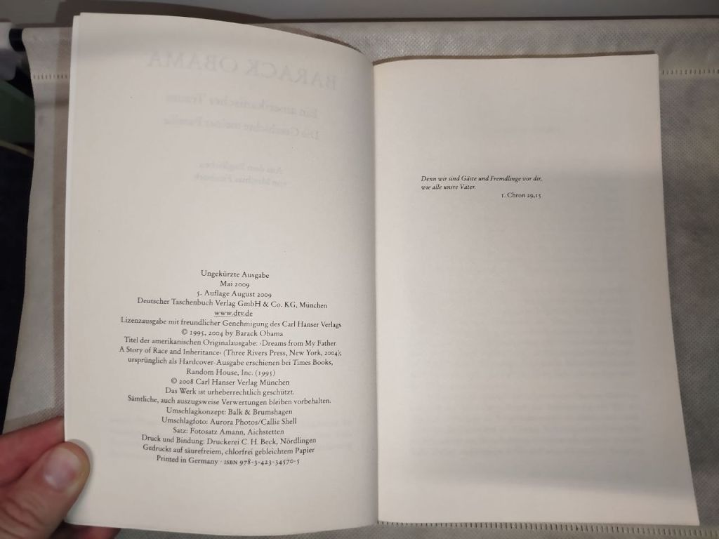 книга мемуари Барак Обама «Ein amerikanischer Traum. Die Geschichte meiner Familie»  (німецькою мовою) - фото фото фото 5