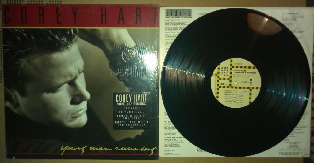 Corey Hart - Young Man Running 1988  (USA)  (NM/EX) - фото фото фото 0