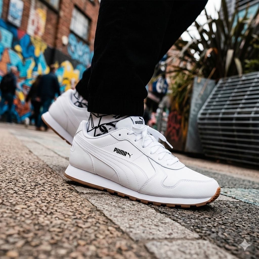Кроссовки мужские Puma St Runner Full. 44.5р. Кожа!  Оригинал! - фото фото фото 0
