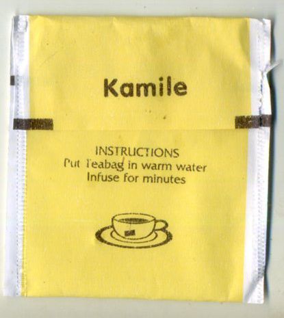 пакетик от чая Kamile Camomile ромашка - фото фото фото 1