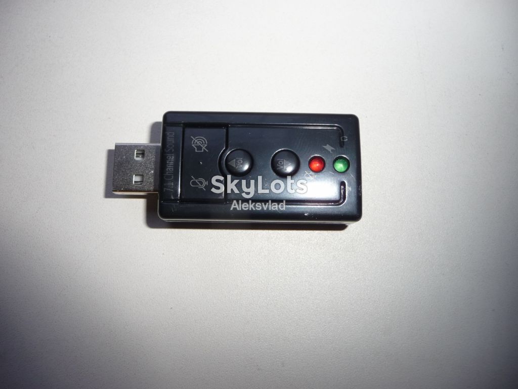 Внешняя звуковая аудиокарта USB 1шт с регулировкой - фото фото фото 8
