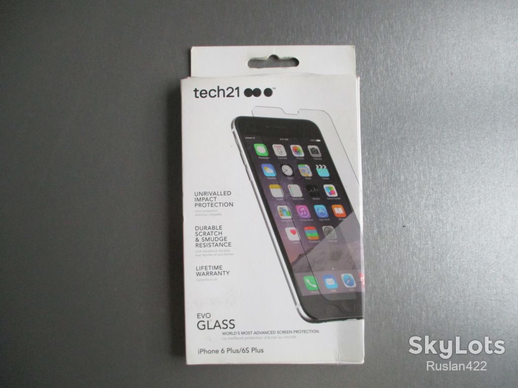 Защитное стекло Tech21 для Apple iPhone 6 + 6S Plus - фото фото фото 0